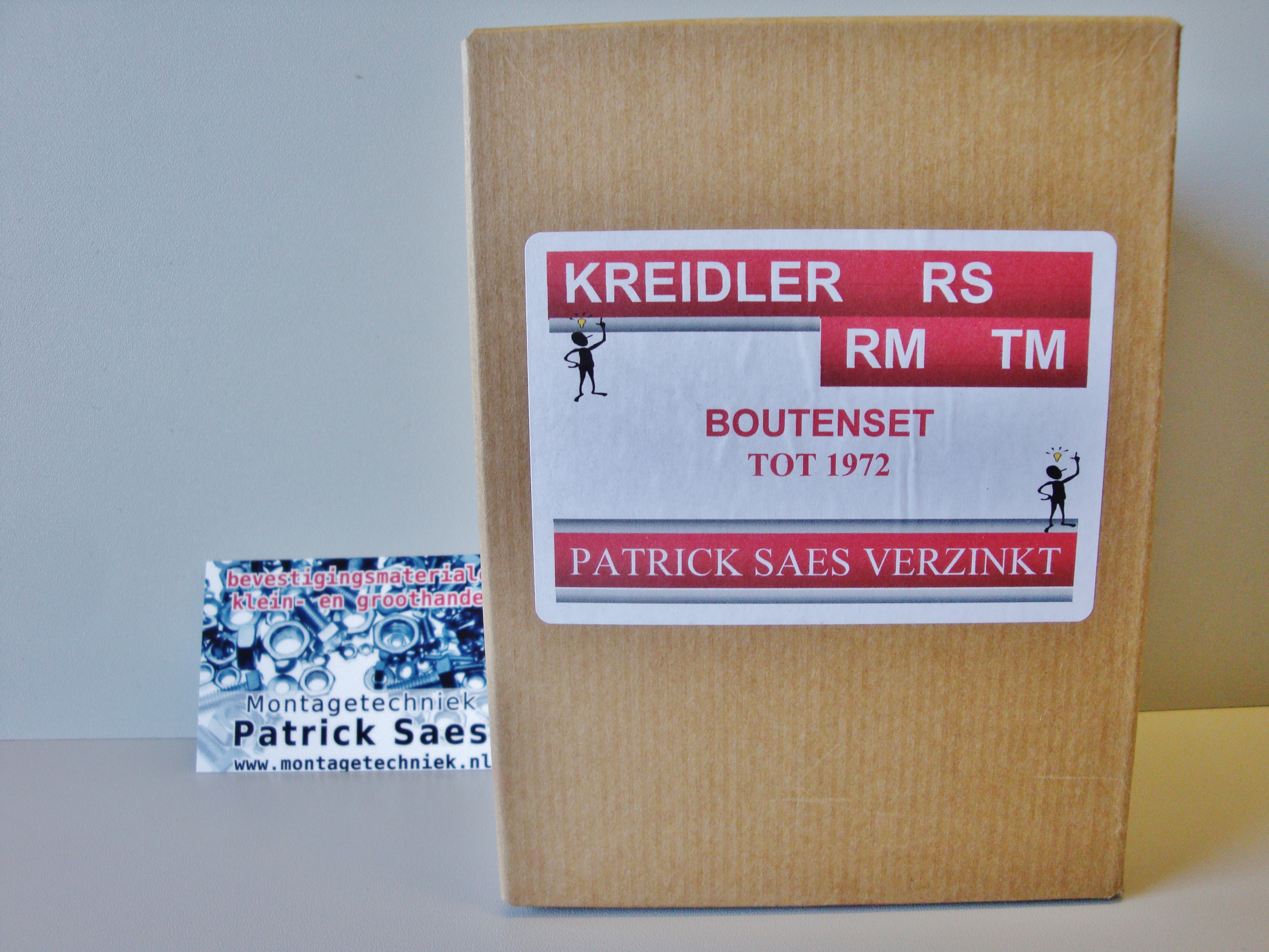 Verzinkte boutenset Kreidler rs / rm / tm tot 1972